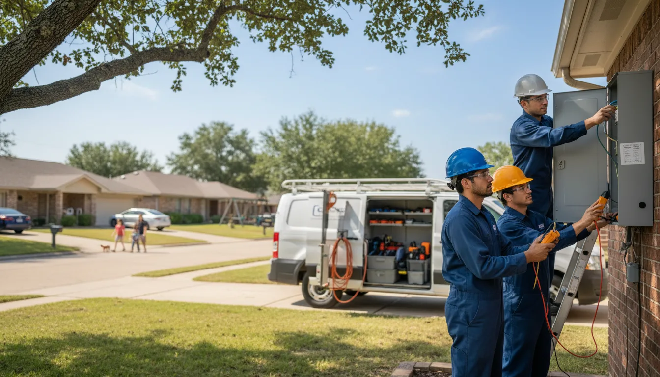 Certified electrician providing emergency electrical services in Saint Thomas, PA
